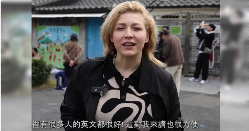 Jasmin表示，台北人英文很好。