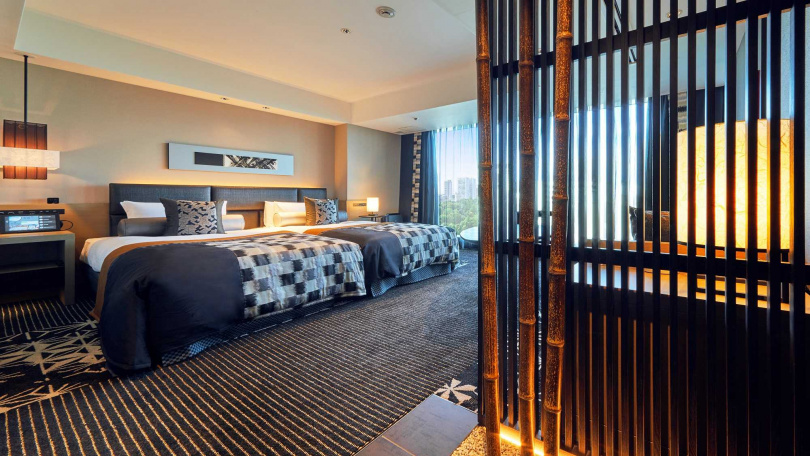 「東京新大谷飯店」為市中心綠意地標，結合頂級設施與靜謐氛圍。（圖／樂天旅遊提供）