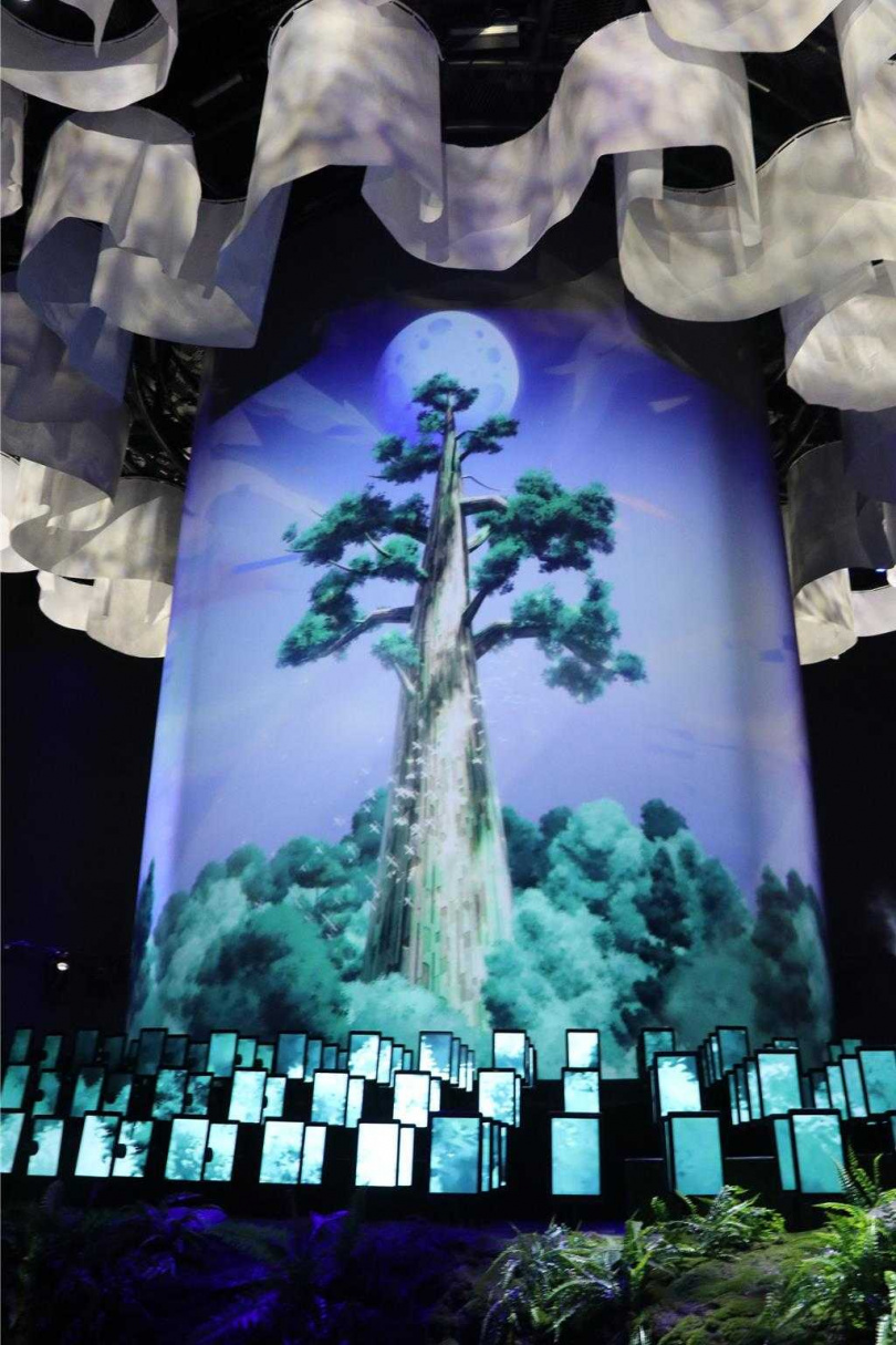 TECH WORLD館生命劇場。（圖／中時記者蔡明亘攝）