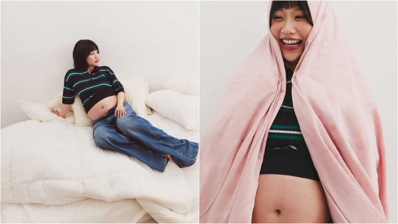 焦凡凡不諱言懷孕初期曾陷入焦慮,還求助AI。(圖/媽媽寶寶雜誌雙月刊)