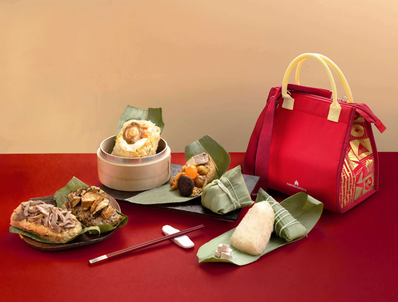 「桃泉香粽禮袋」。（1,080元，圖／高雄日航酒店提供）