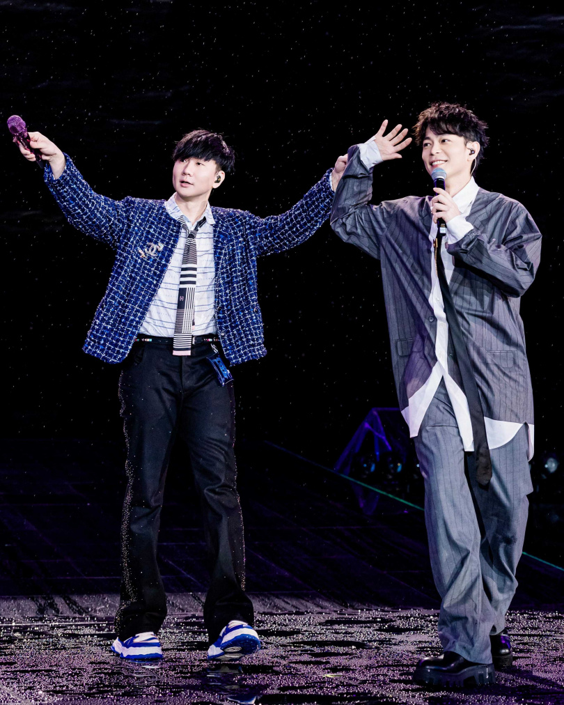 林俊傑與林宇中默契十足。（圖／JFJ Productions & Unusual Entertainment提供）