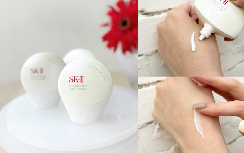 SK-II光蘊輕透全效防曬霜SPF50+ PA++++/2,250元 打破保養型防曬易有黏膩厚重感的迷思,SK-II最新的#防曬小白球,質地輕盈、延展性佳,保證一用就愛上。(圖/吳雅鈴攝)