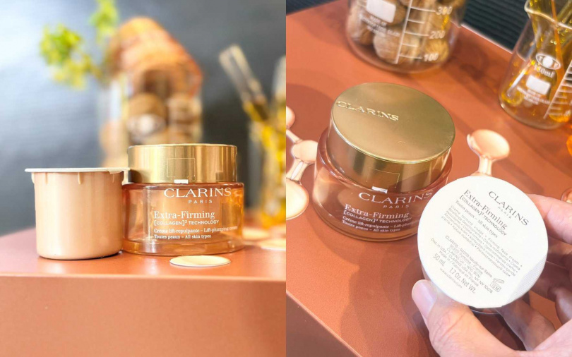 而且這也是克蘭詩第一次同步發表乳霜環保補充瓶,真正實現美麗與環保的雙重承諾。(圖/吳雅鈴攝)