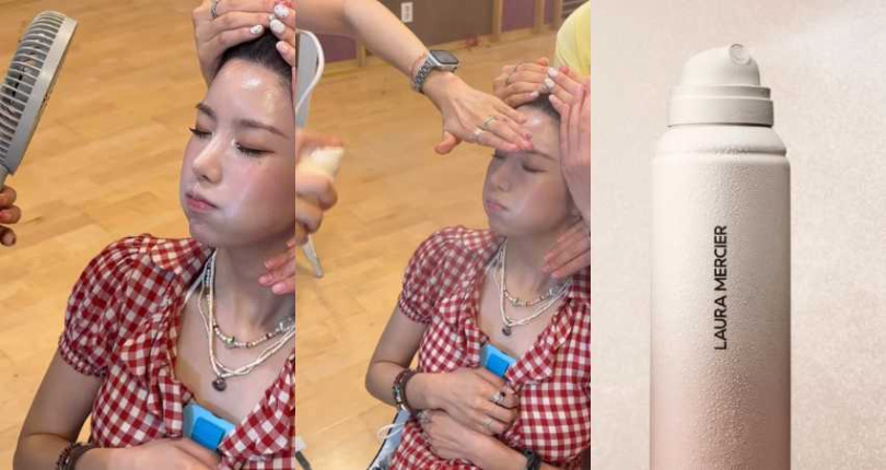LAURA MERCIER 鎖妝柔霧定妝噴霧 100ml／1,580元（圖／擷取自silver_rain.__ IG、品牌提供）