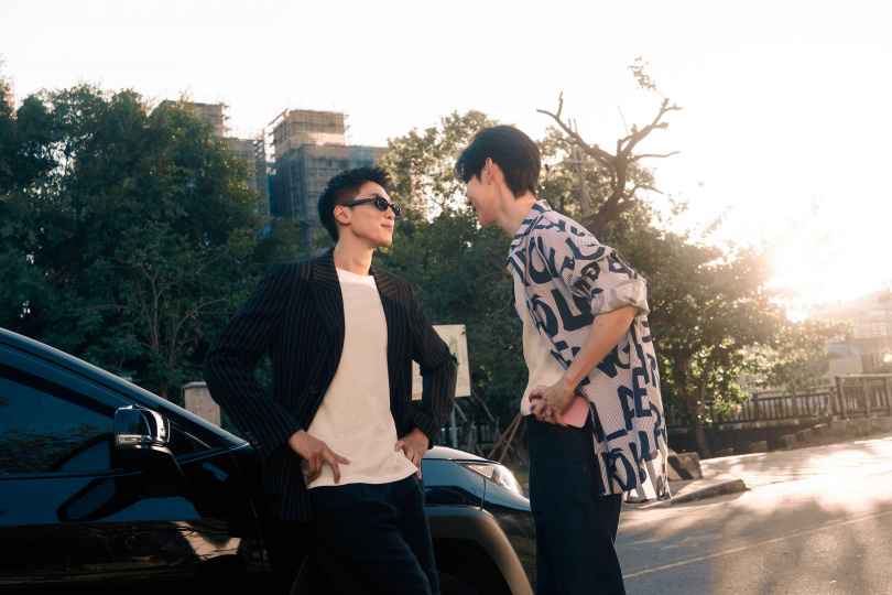 《黑白原來是真的》孫恪傑(左)與夏和熙初次合作火花四射。(圖/結果娛樂)