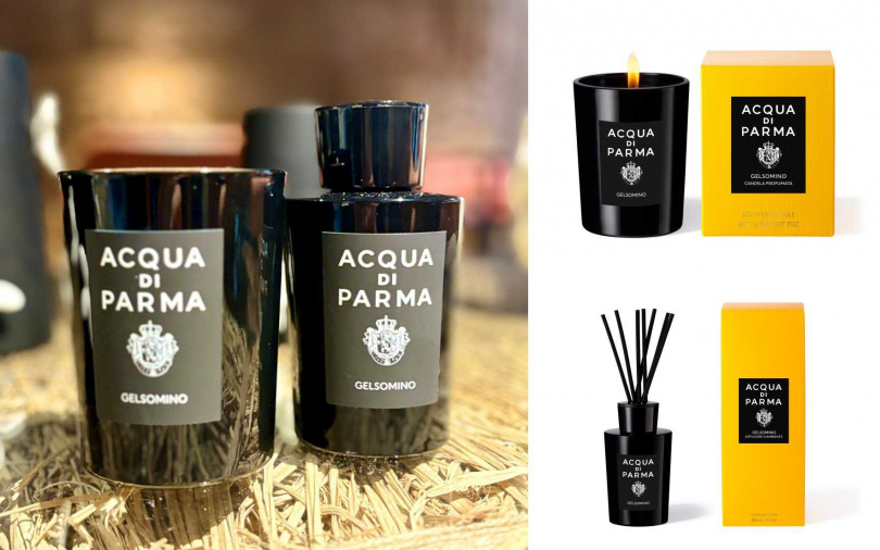 此次也同步推出居家香氛系列，除了淡香精，還有香氛蠟燭與擴香品項，可為室內空間添香。（圖／吳雅鈴攝、品牌提供）