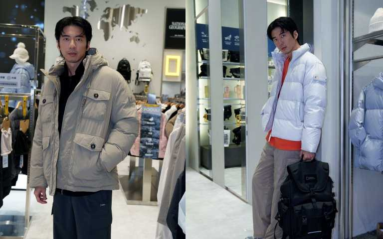 經典回歸的 CAYMAN 與 HERON 系列 亦注入新色「丹寧藍」。CAYMAN長版連帽外套採波蘭頂級RDS鵝絨，後領柔軟短絨布料提升舒適度；HERON系列以輕量化設計與奈米抗菌處理著稱，春秋可單穿、冬季可內搭，百搭度再升級。（圖／品牌提供）