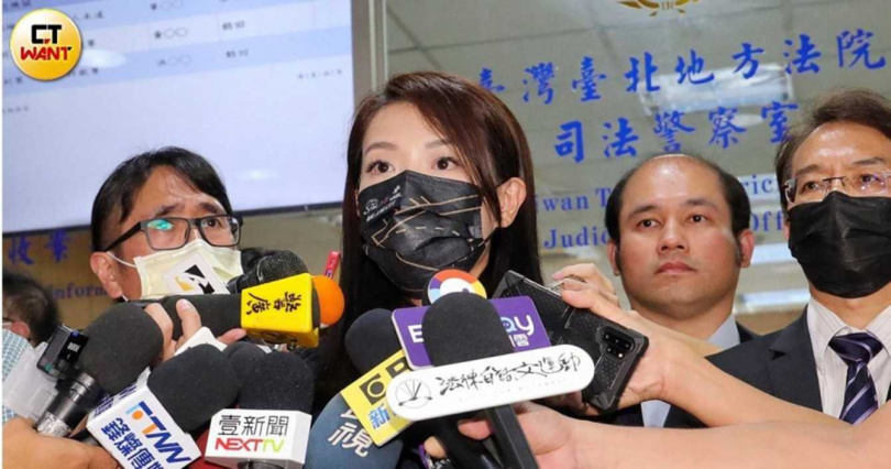 新竹市長高虹安涉立委任內詐領助理費，二審改依偽造文書罪判刑6月，有望爭取連任。（圖／CTWANT攝影組）