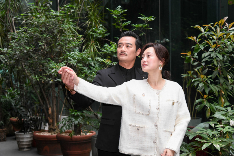 林佑星與璟宣重現十年前畫面。（圖／三立）