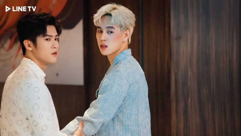 《獨佔接班人》孫麥傑（右）不捨張家陞心意遭辜負。（圖／LINE TV）