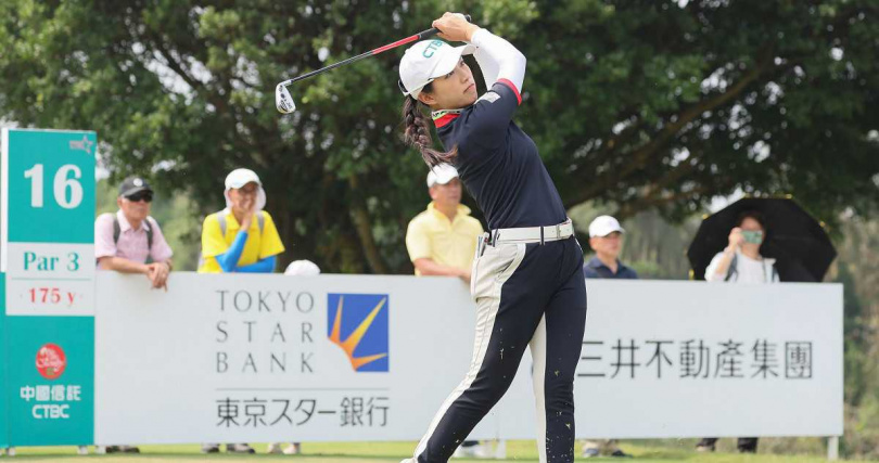 中國信託女子高爾夫之星（CTBC LADY GOLF  STARS）侯羽薔期許自己於「2025中國信託女子公開賽」穩定發揮（圖／中國信託提供）。