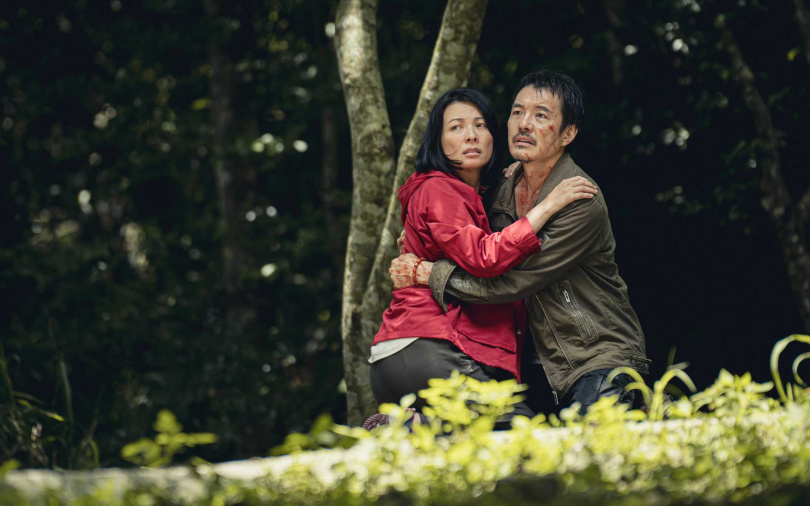 《山忌 黃衣小飛俠》陳孝萱、陳如山合作飾演愛子失蹤的夫妻。（圖／威視提供）