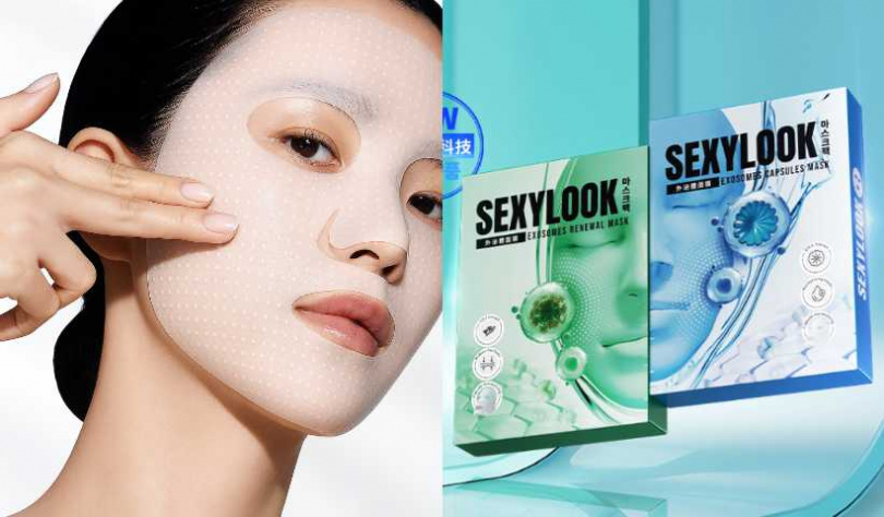 SEXYLOOK西西露 海茴香外泌體水光面膜 4片／299元、積雪草外泌體保濕面膜 4片／299元（圖／品牌提供）