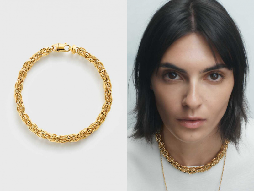 TOTEME Byzantine Collar Necklace 鎖骨鏈／24,680元（圖／品牌提供）