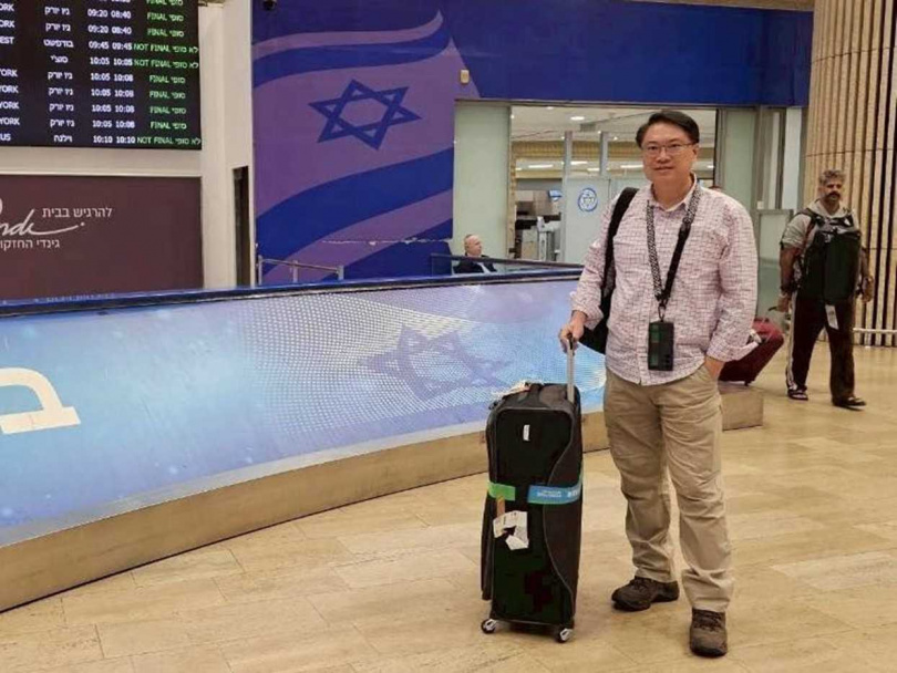 前民進黨秘書長林右昌(圖)近期訪以色列有不少心得。(圖/翻攝自林右昌臉書)