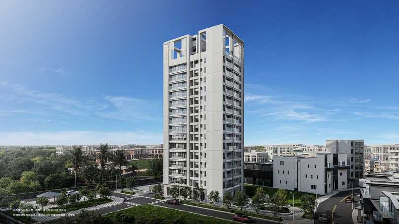 新化商圈機能純熟便利，擁完善交通路網、藝文建設、自然山水與完整12年國教學區，為南科生活圈最宜居之地。長磯機構・長築興業於新化高中旁自辦重劃區打造區域稀有、整齊寬敞街廓的白樓2璞域，再創新化居住新高度。（圖片提供／白樓2璞域）