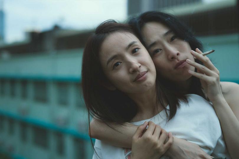 《失明》林依晨（左）和吳可熙的女女虐戀令人揪心。（圖／Hami Video提供）