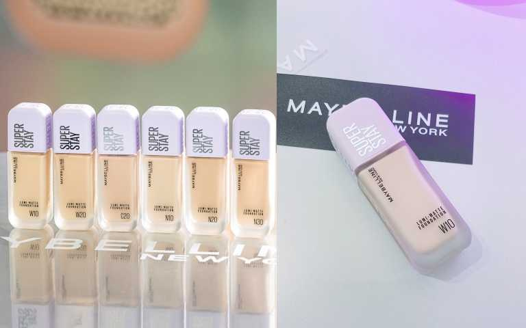 Maybelline媚比琳 裸霧光持久水粉底 SPF12 PA+++ 35ml/569元(共 6 色)（圖／品牌提供、黃筱婷攝）