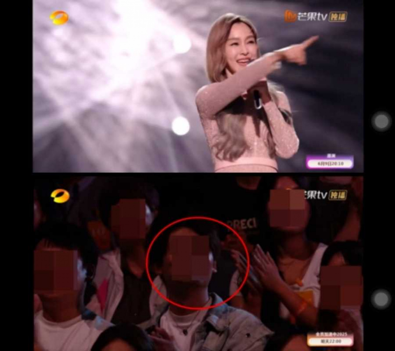 范瑋琪在演唱到一半問台下「都會嗎？」，讓不少觀眾傻眼。（圖／翻攝自微博）