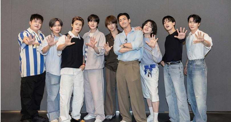 為紀念團體出道20周年,SUPER JUNIOR帶著第十二張正規專輯《Super Junior25》回歸。(圖/SM Entertainment提供)