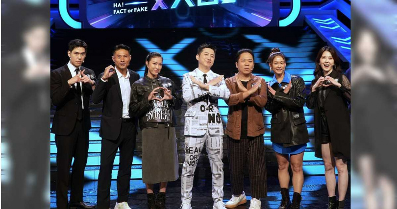 運動好手們一同上哈林庾澄慶主持的《哈！真相大白了》。（圖／公視提供）