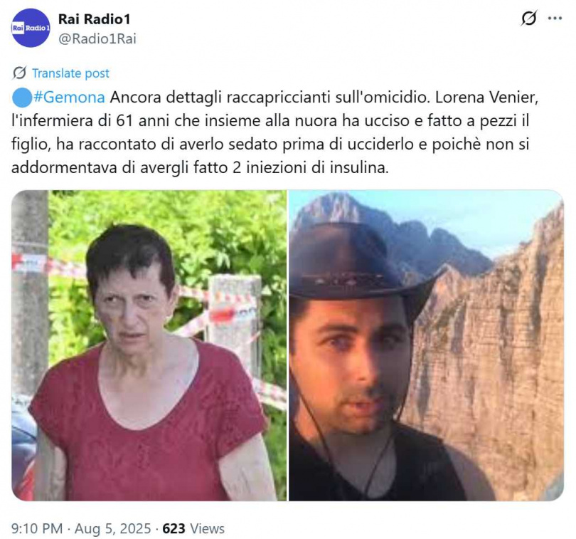 母親與媳婦涉嫌聯手殺害男子並肢解棄屍,警方正釐清完整犯案動機與細節。(圖/翻攝自X)