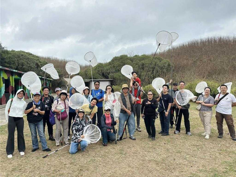 7至9日辦理兩天一夜的「2024澎湖西嶼西堡壘青斑蝶標放生態旅遊」活動。（圖／翻攝畫面）