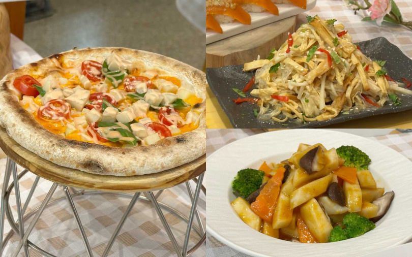 「果然匯」今年推出的三道綠竹筍限定料理,不僅展現主廚團隊的料理巧思,也讓綠竹筍擁有更多元的呈現方式。(圖/劉佳其攝)