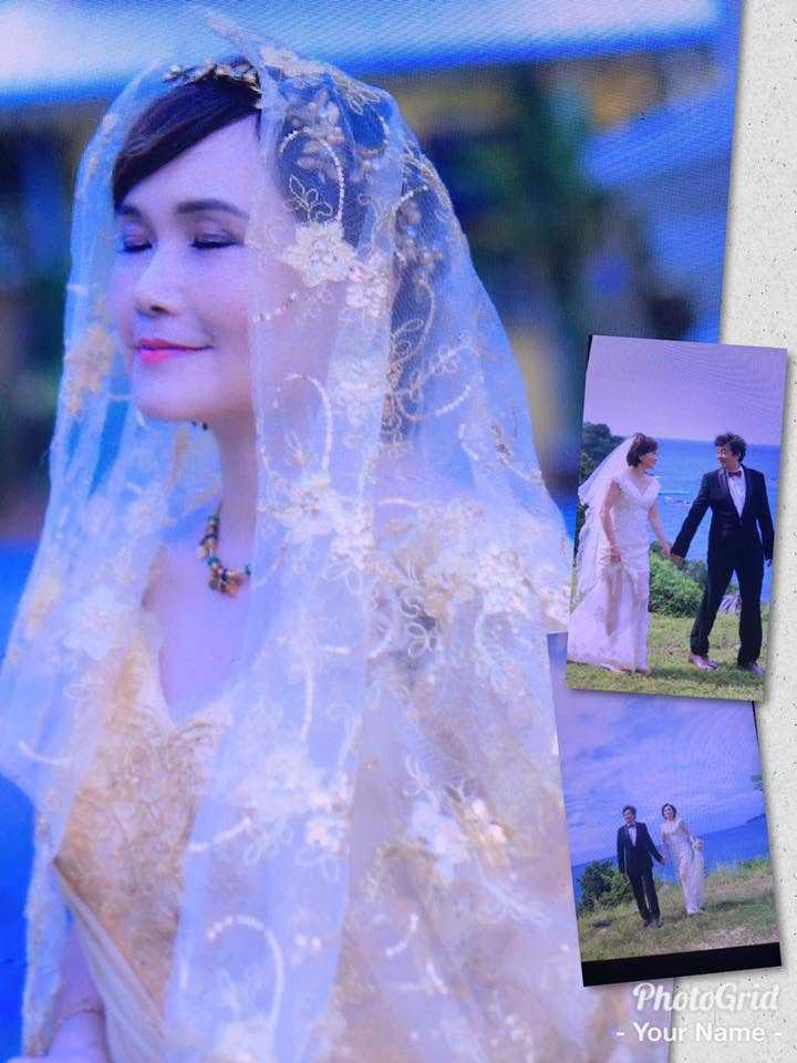 2017年適逢沈春華與胡鎮康結婚25周年，兩人還特別前往泰國普吉島慶祝銀婚。（圖／翻攝自Facebook／沈春華 Live Show﻿）
