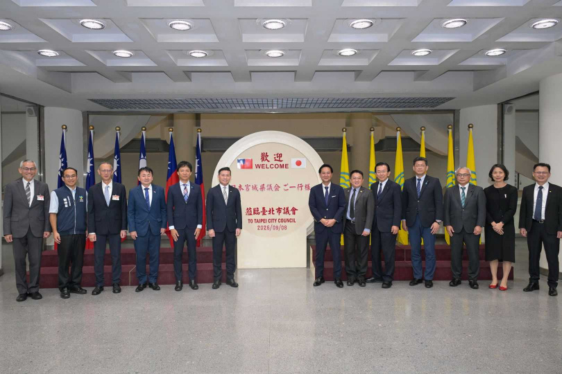 戴錫欽接待日本宮城縣議會「教育旅行等推進議員聯盟」一行。(圖/翻攝自台北市議會官網)