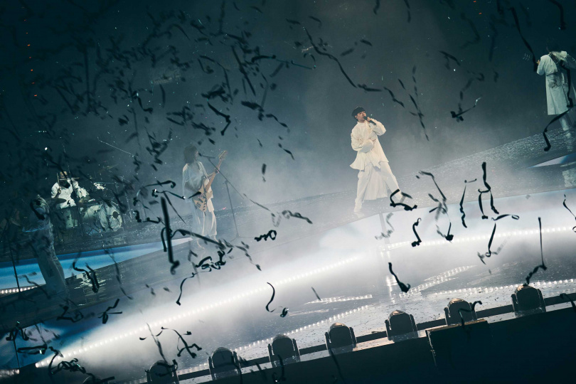 青峰與馨儀合唱時，透露Ella也在現場。（圖／緒風提供）