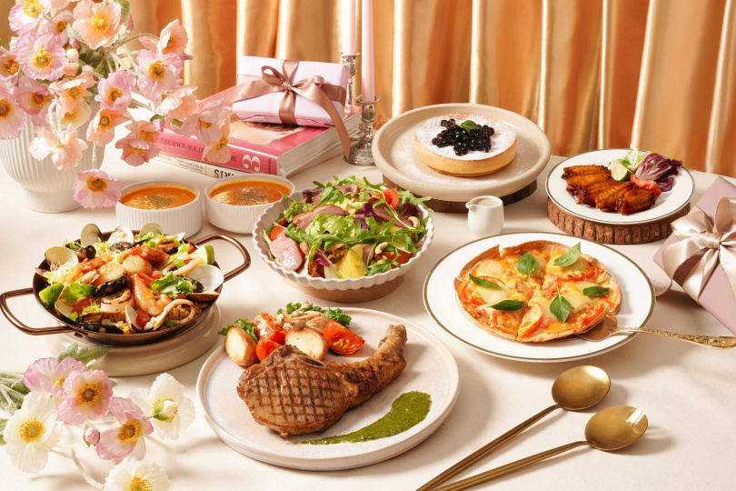 即日起～5/11，點微兜母親節限定套餐每套2,999元+10%，還能以半價加購「無酒精飲品」 。（圖／金色三麥提供）