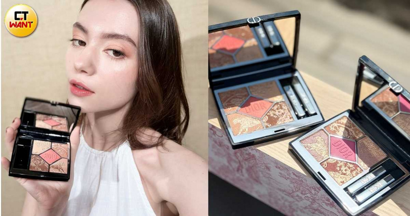 迪奧經典五色眼影限量版7g／2,850元（圖／吳雅鈴攝）