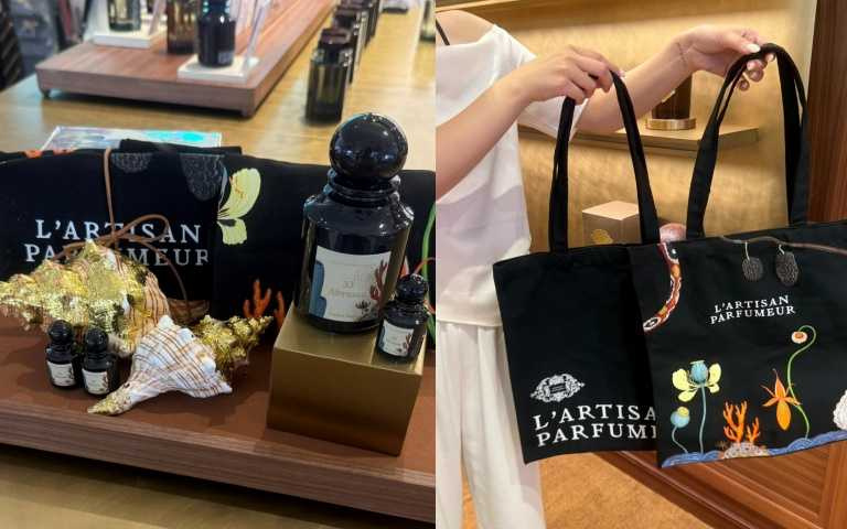 消費滿兩件商品且滿額6800元，即享「神秘深淵5ML +秘境植物園托特包」（圖／黃筱婷攝）​