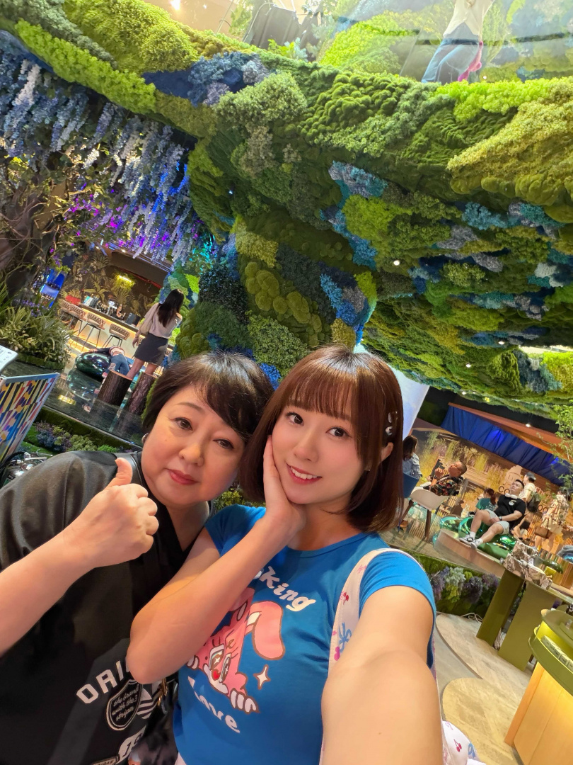 由於媽媽怕熱,曼谷新景點NEXTOPIA,就很適合長輩走馬看花。(圖/斐棋提供)