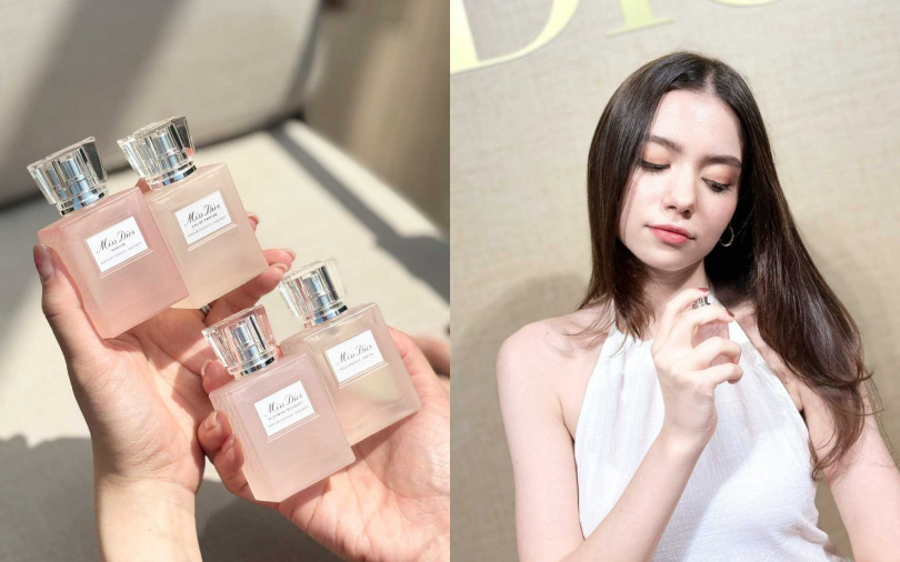 護髮精萃油+髮香噴霧的兩步驟疊香儀式，為女孩的精緻日常增添浪漫氣息。（圖／吳雅鈴攝）