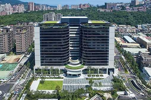 華碩位於關渡的立功大樓有綠建築認證。(圖/翻攝自中麟營造官網)