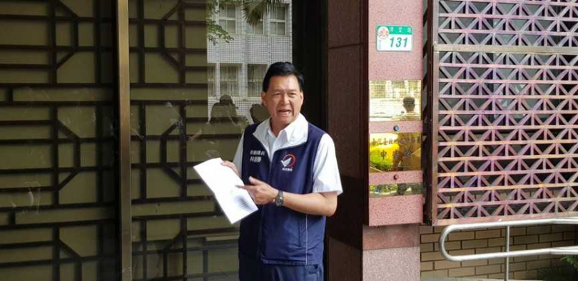 新北市議員林國春（圖）認為監察院秘書長李俊俋辭職背後有綠營黨內人事角力。（圖／翻攝自新北市議員林國春媒體群組）