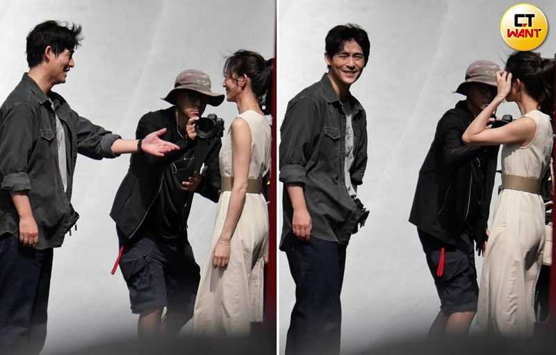 周渝民向張鈞甯兜售電影票的過程逗趣,看起來也還是很帥氣。(圖/本刊攝影組)