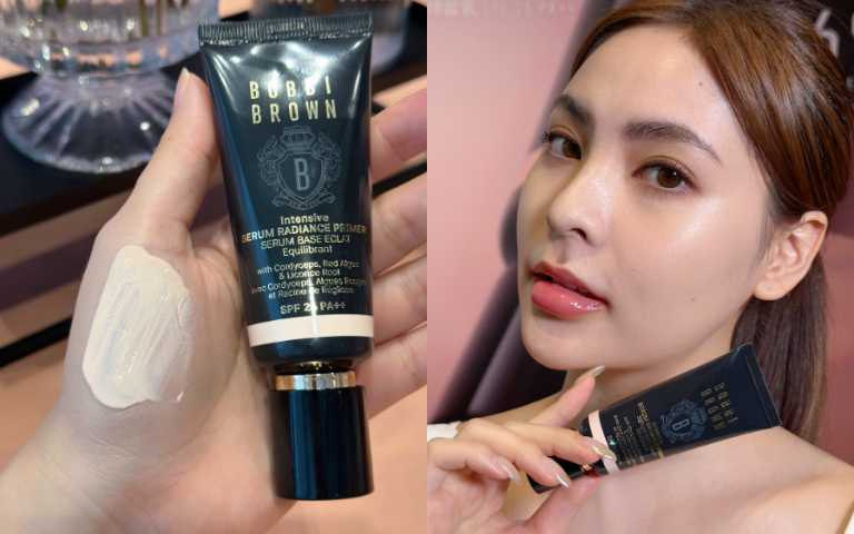 輕抹瞬間校正暗黃、提亮膚色，不留一絲倦容留於臉上！（圖／廖怡婷 攝）