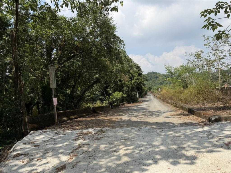 在中埔鄉長李碧雲奔走下，張姓地主提供土地蓋便道，讓居民有一條安全回家的路。（圖／中國時報呂妍庭攝）