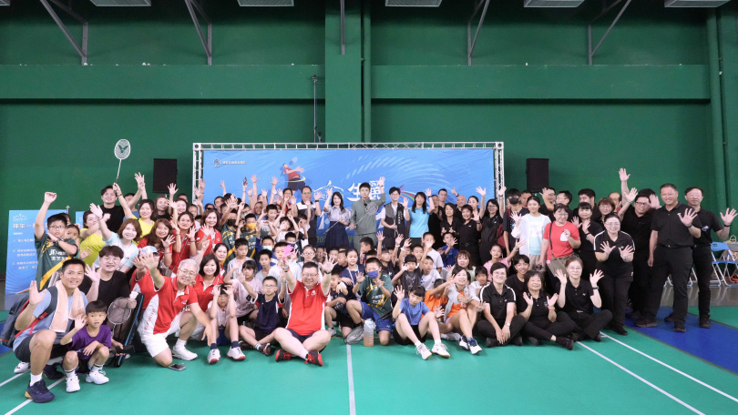 生麗國際連2年贊助《生麗羽你同行》,吸引全國校隊與羽壇好手踴躍參賽,與會人數再創新高。(圖片提供/生麗國際)