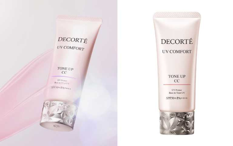 如果想要有潤色效果可以選 黛珂 極效光無痕素顏霜者款，不但有高防曬係數還能實現自然的膚色提亮與遮瑕效果，01跟10是人氣色號。黛珂 極效光無痕素顏霜(3色) SPF50+ PA++++ 30ml／1,150元（圖／取自 decorte_official IG、品牌提供）