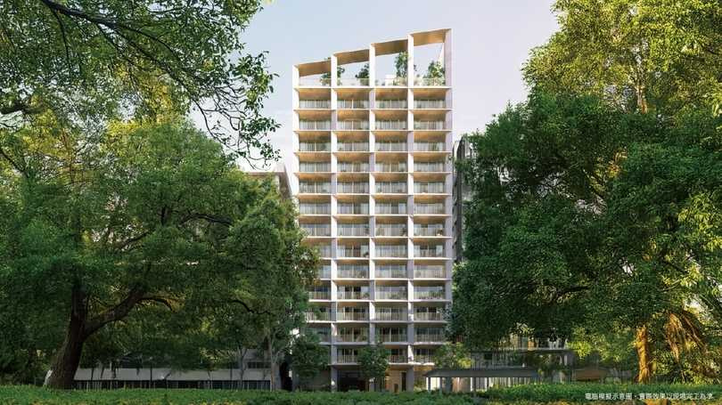 大陸建設「衡昀」電腦模擬示意圖，實際效果以現場完工為準。（圖／業者提供）