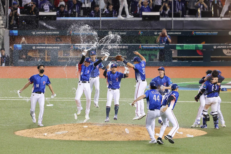 中華隊昨日力克西班牙隊，成功晉級。（圖／大會提供）