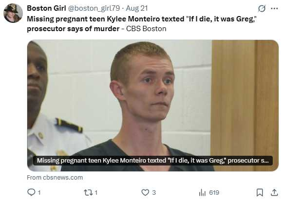 警方根據嫌犯供述,在其住處後方挖出約5英尺深的土坑,發現疑似蒙泰羅的遺體。(圖/翻攝自X,@boston_girl79)