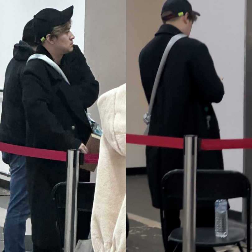 沈建宏被讀者目擊獨自現身拳擊賽，整個人圓潤不少。（圖／讀者提供）