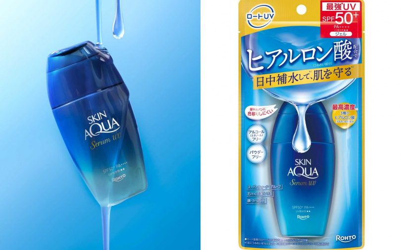 曼秀雷敦水潤肌高濃度玻尿酸防曬精華70g／419元（圖／品牌提供）