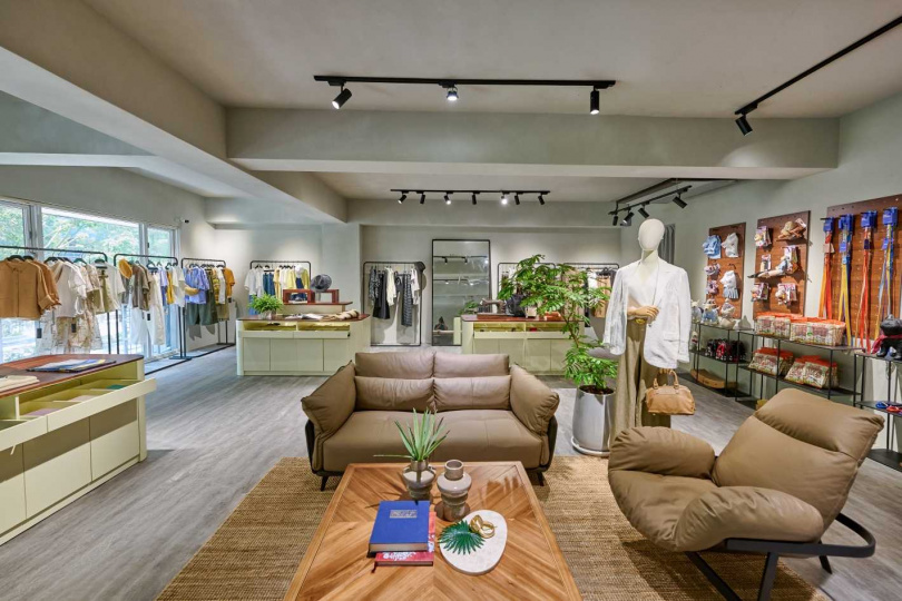 奇威集團於林口打造全台首間「奇威花園 Keywear Garden」旗艦店,佔地近百坪,規劃2層樓複合式生活空間,象徵品牌發展的重要里程碑。(圖/奇威集團提供)